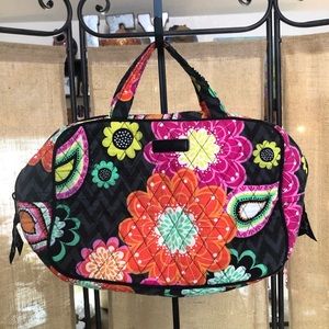 VERA BRADLEY LARGE COSMETIC WITH POCKETS